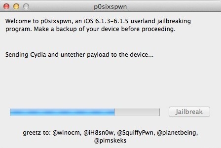 iOS6.1.3/6.1.4/6.1.5完美越狱教程 