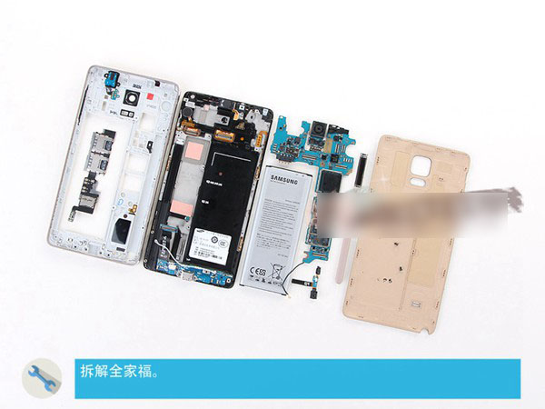 三星Note4手机做工怎么样？三星Note4拆机图解评测教程