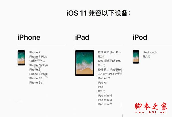 iOS11更新了什么内容？苹果新系统iOS11支持哪些设备？