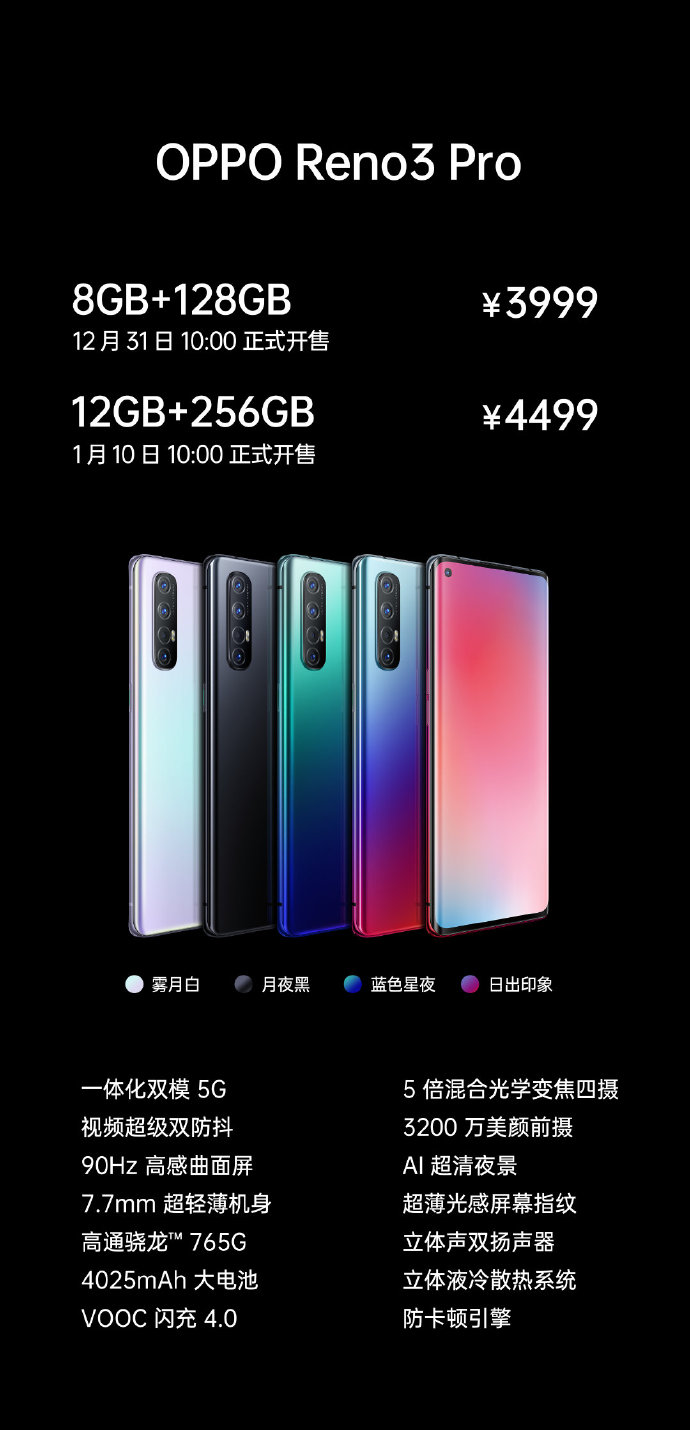 OPPOReno3Pro区别