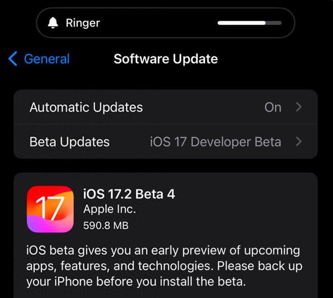 iOS17.2Beta4有必要升级吗