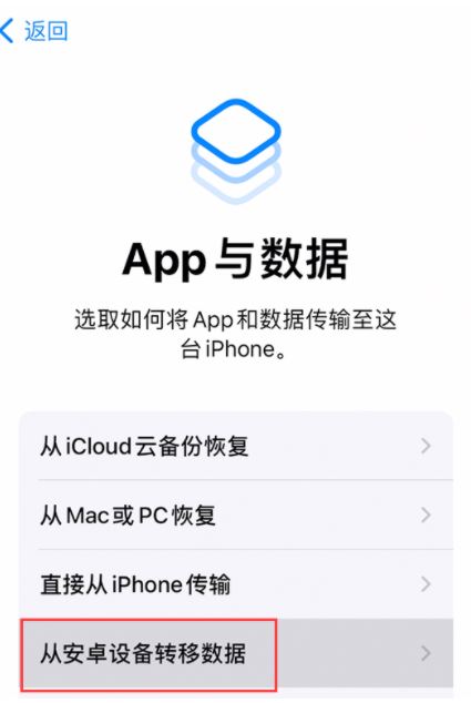 安卓数据转移到iPhone15