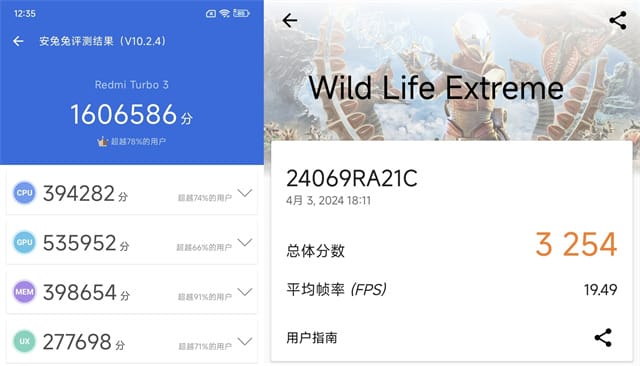RedmiTurbo3评测