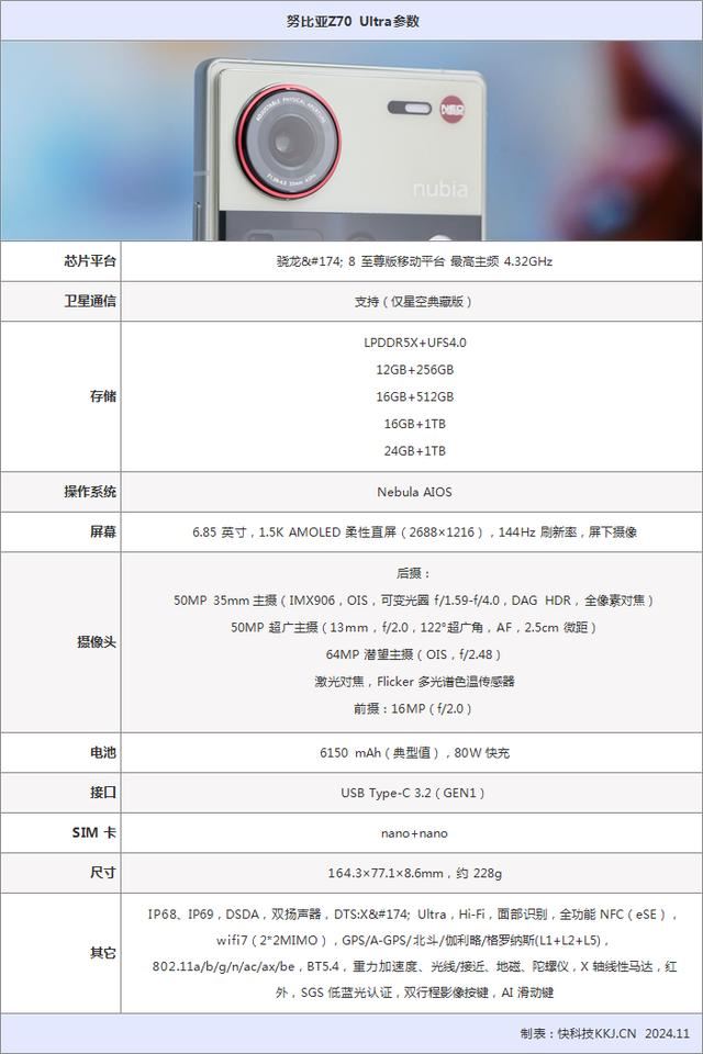 努比亚Z70Ultra评测