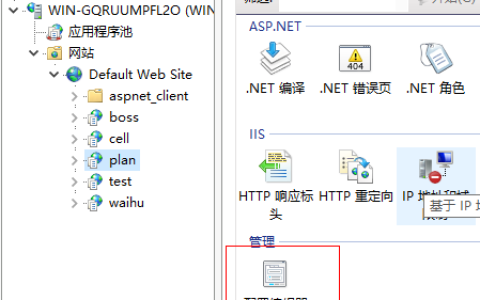 windows server 2019 IIS10上传大小限制