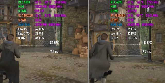 9800X3D对比7800X3D性能测评