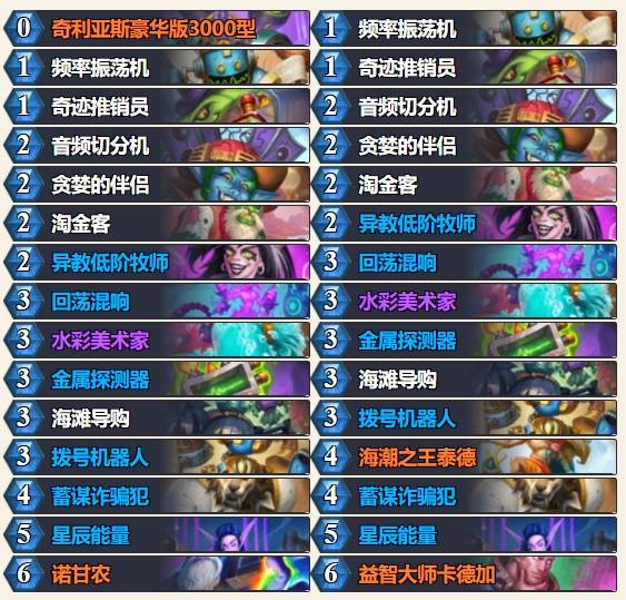 炉石传说40卡组搭配建议