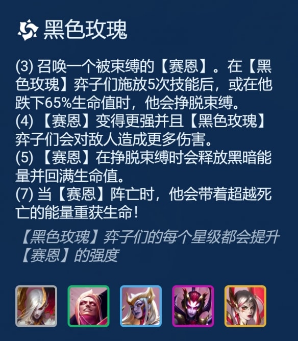 金铲铲之战黑玫统领