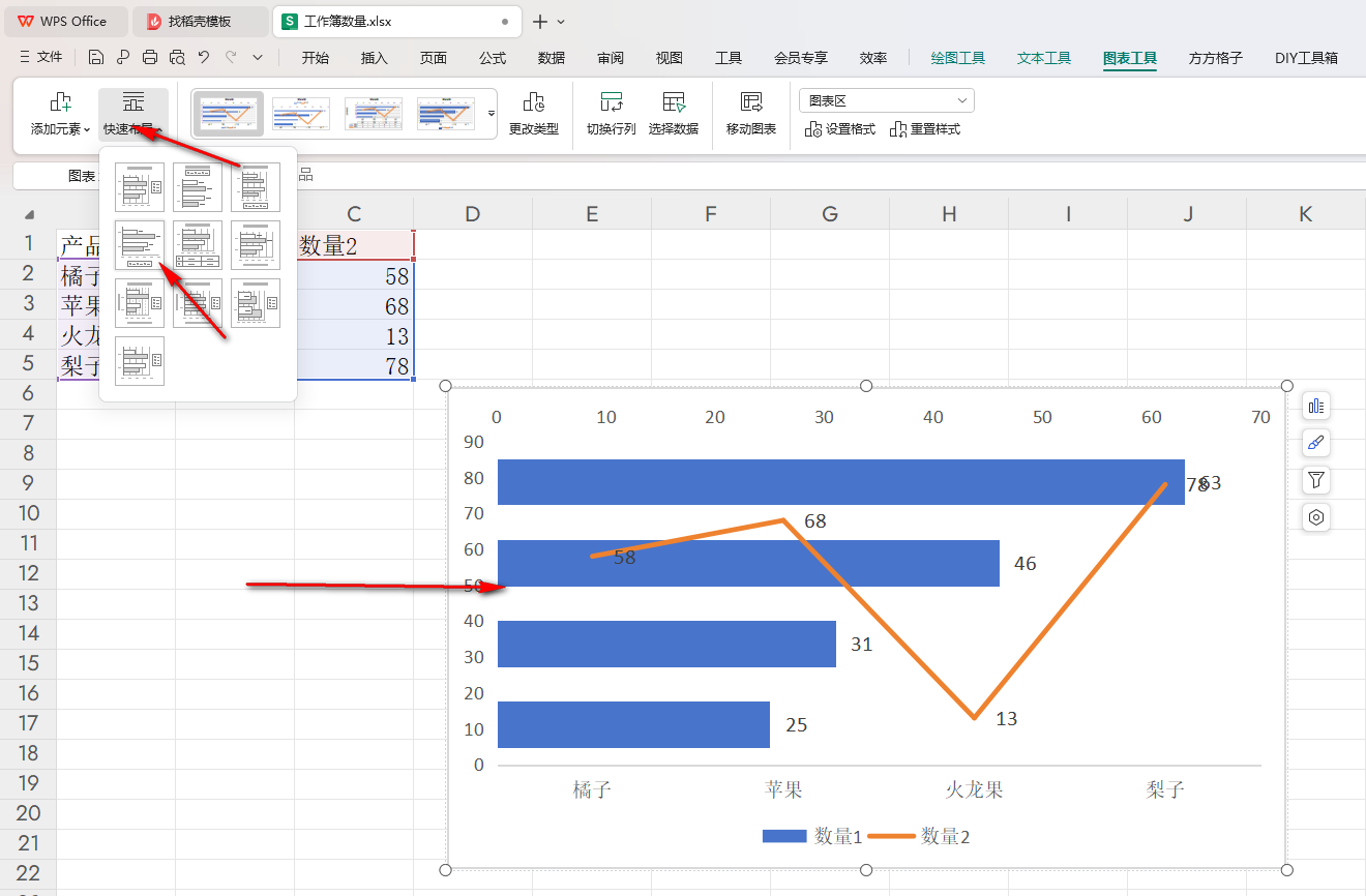WPS数据透视表