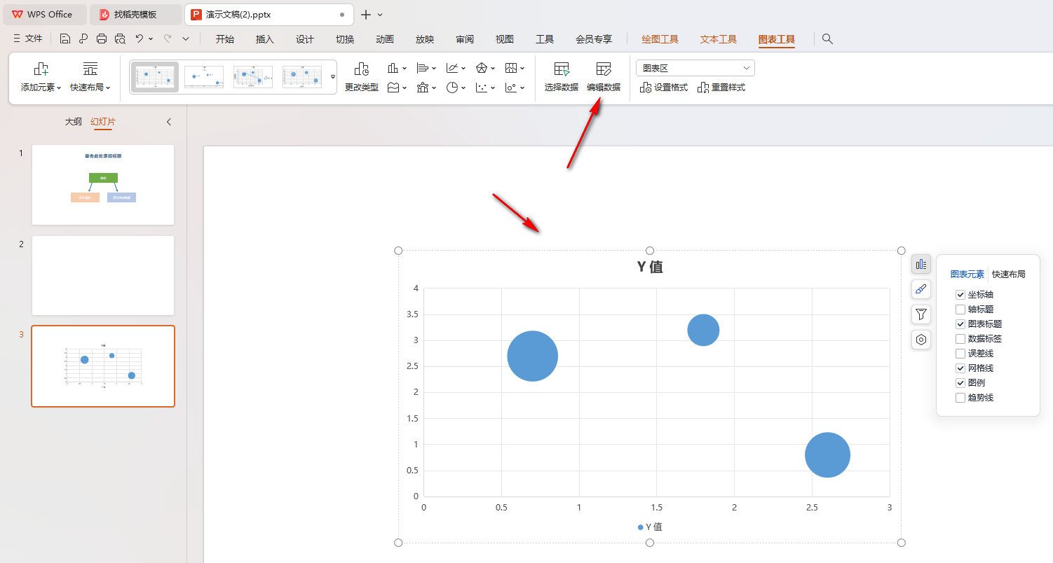 WPS气泡图