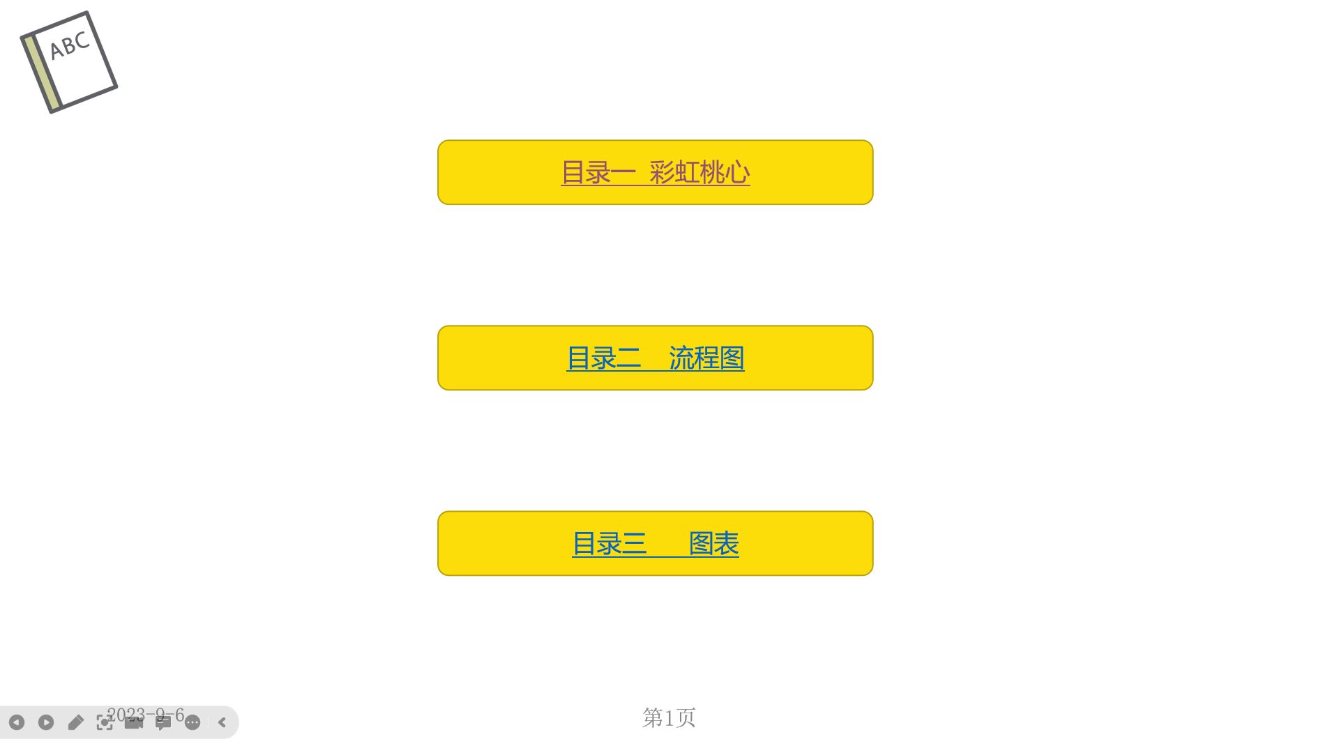 wpsppt如何制作目录