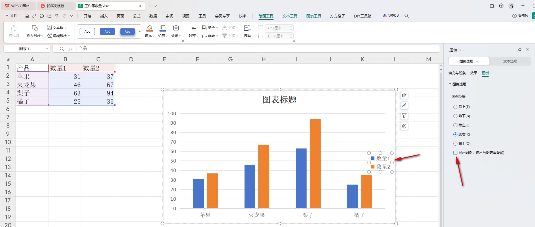 WPS图例
