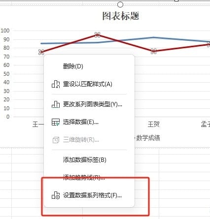 WPS折线渐变色