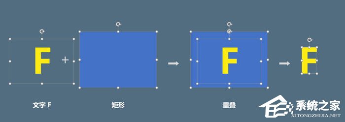 PPT字母拖影效果