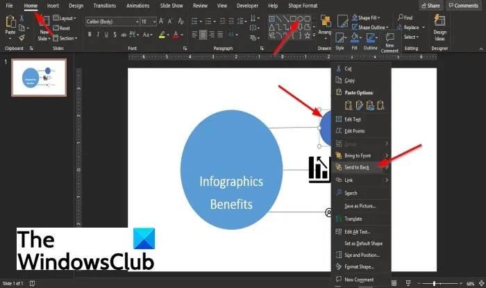 PowerPoint插入信息图表步骤