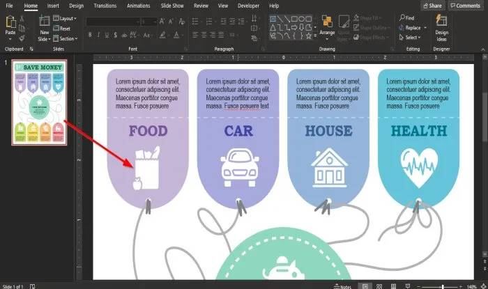 PowerPoint插入信息图表步骤