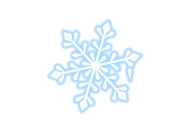 PPT画雪花