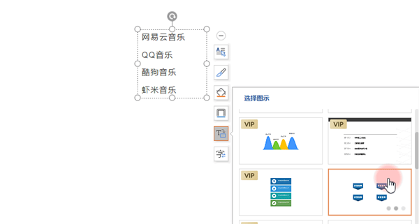 PPT把文字转成图示的方法