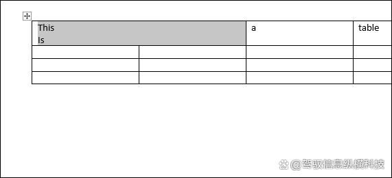 word如何合并或拆分单元格