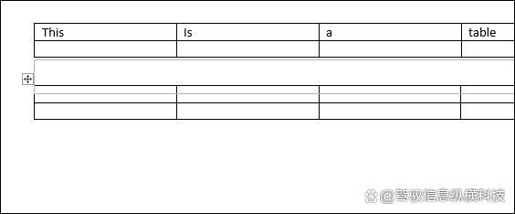 word如何合并或拆分单元格