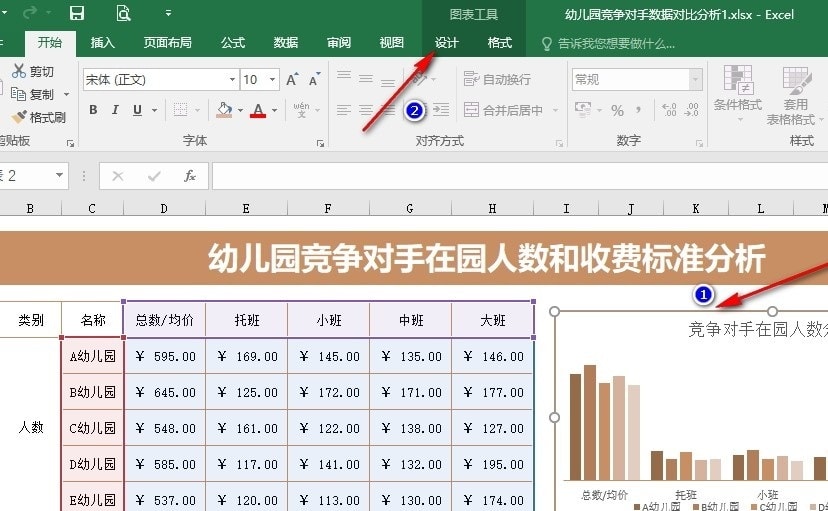 Excel图表布局