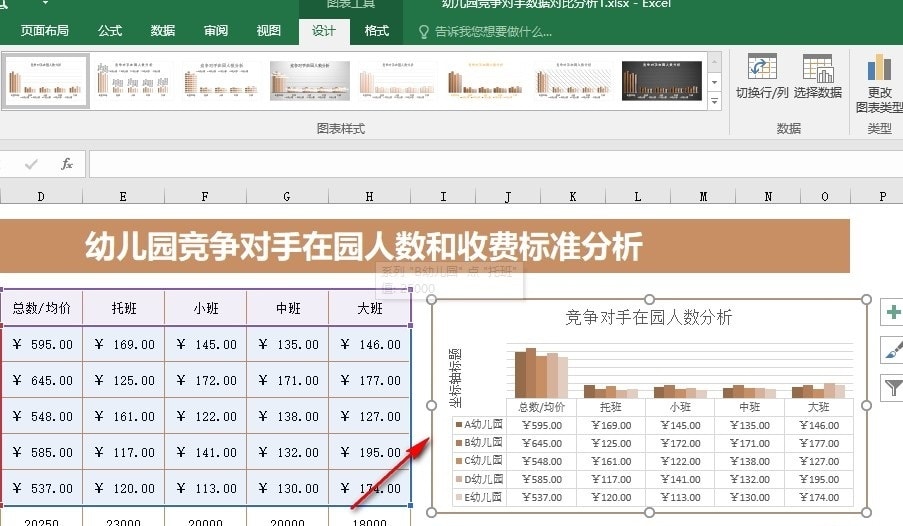 Excel图表布局