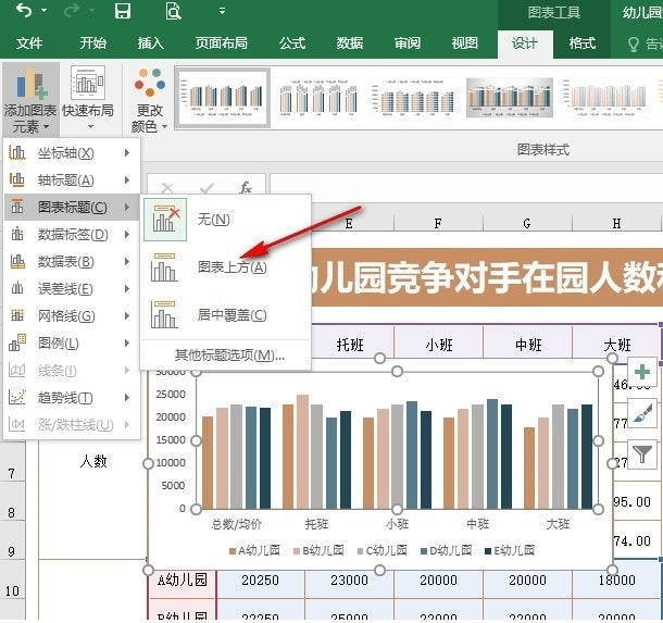 Excel图表标题