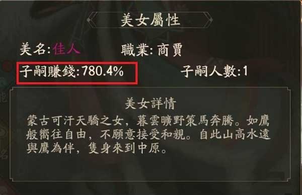 叫我大掌柜子嗣赚钱速度提升玩法攻略