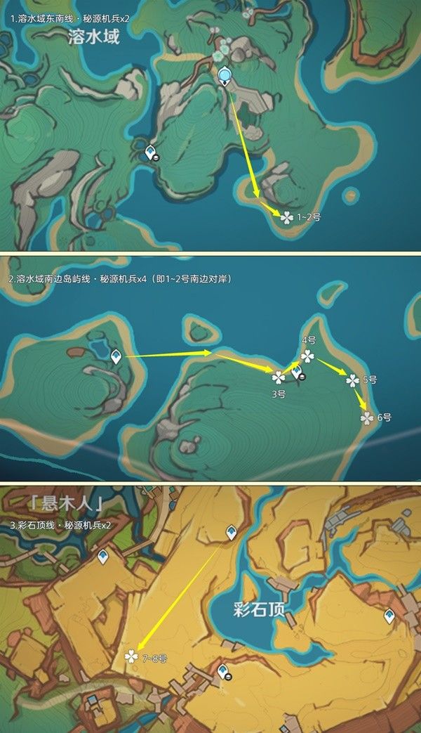 原神秘源机兵分布图
