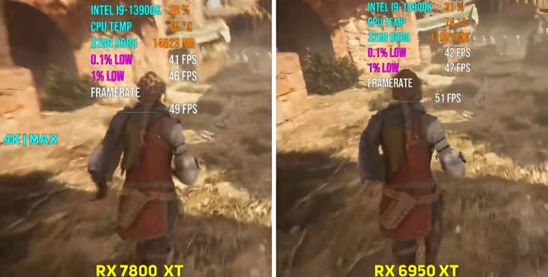 6950xt和7800xt区别介绍