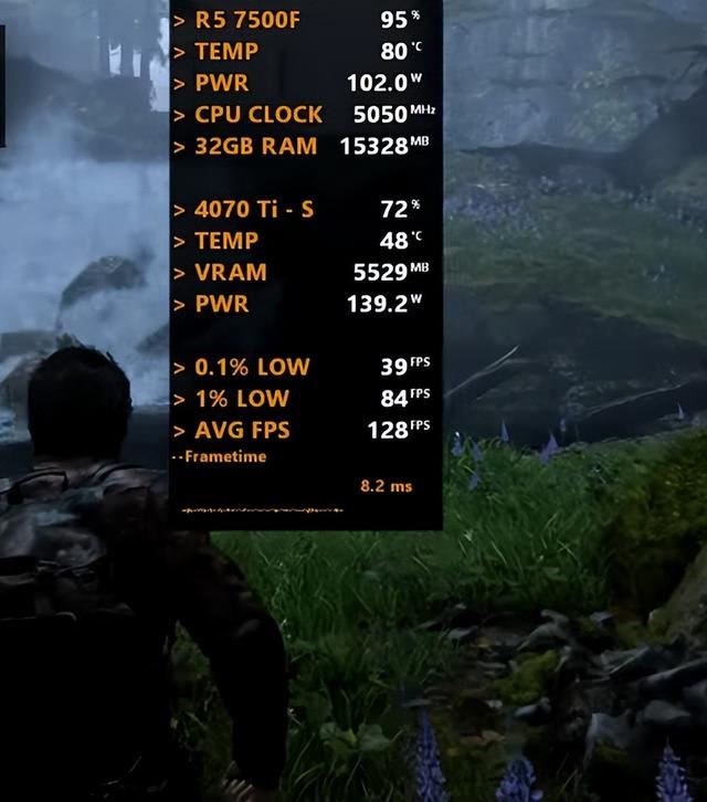 Ryzen57500F搭配RTX4070TiSUPER实测