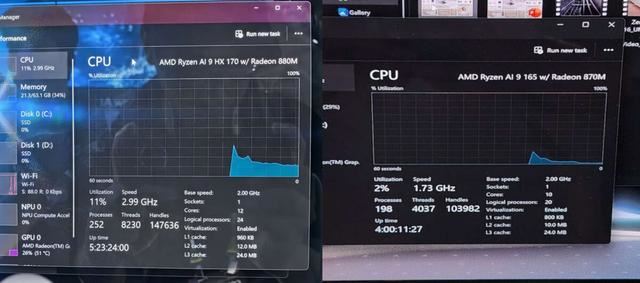 RyzenAI9HX370跑分曝光