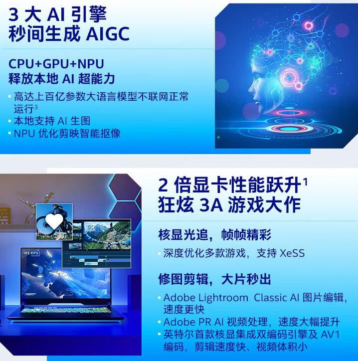 酷睿ultra7和i9-13900h不同点