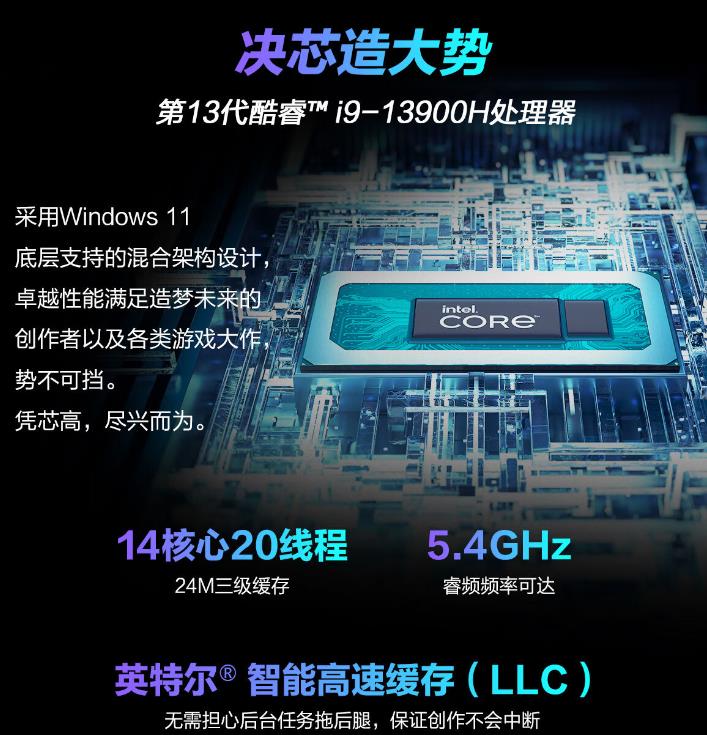 酷睿ultra7和i9-13900h不同点