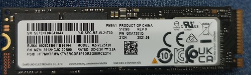 三星pm9a1读写速度详解