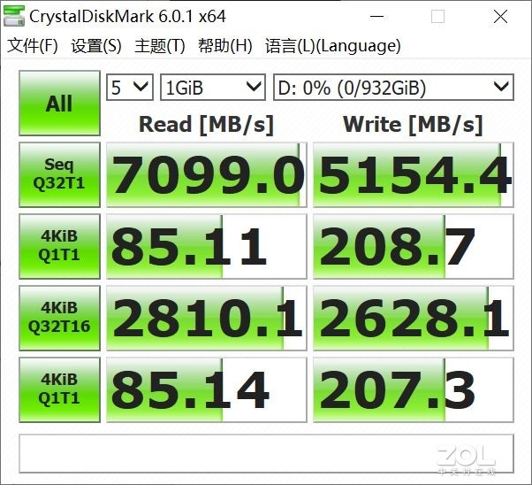 三星980PRO PCIE4.0 固态硬盘评测