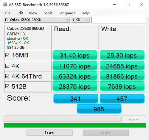 速柏CS500固态硬盘评测