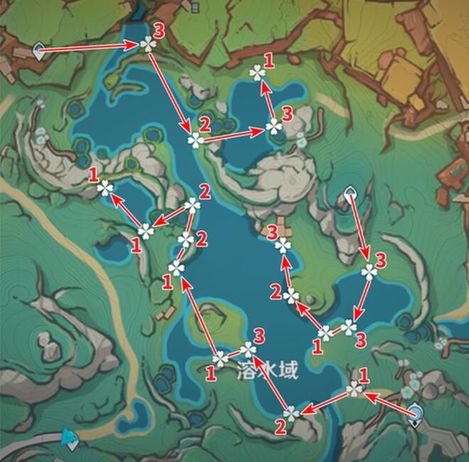 原神浪沫羽鳃分布图