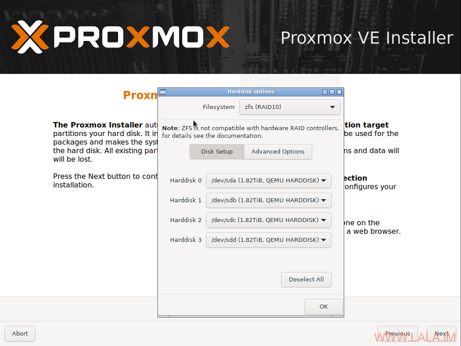 OVHcloud救援系统安装Proxmox VE