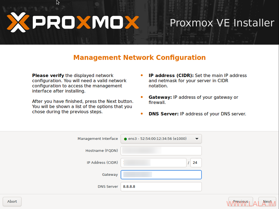 OVHcloud救援系统安装Proxmox VE