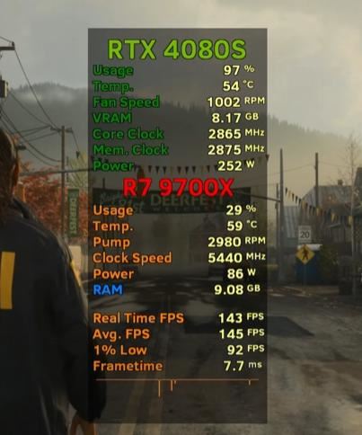 9700X搭配RTX4080S有多大提升