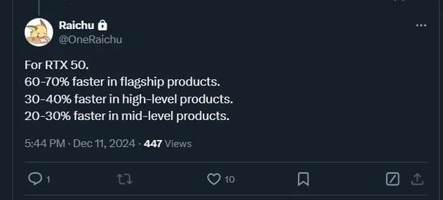 英伟达RTX50性能大升级
