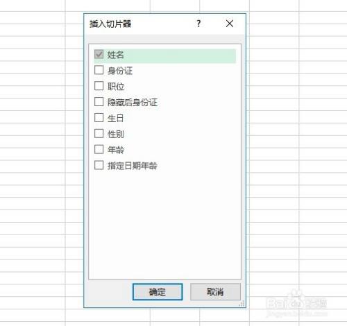 Excel2019透视表使用切片器