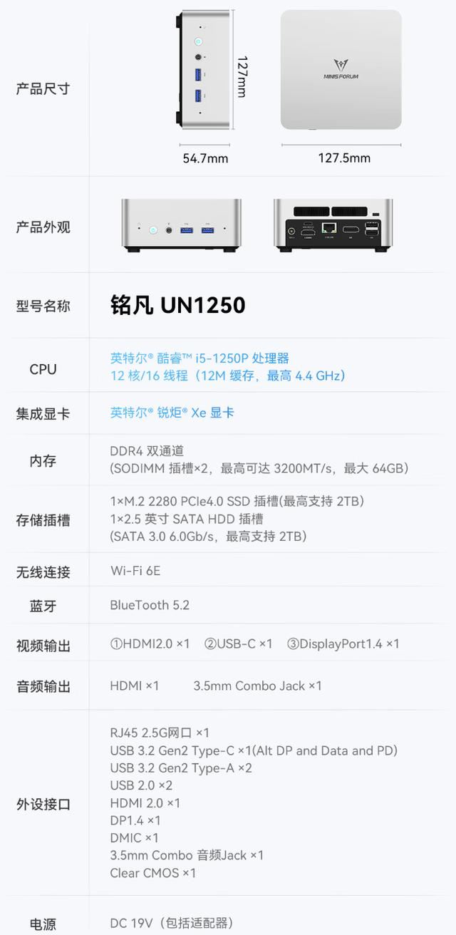 铭凡UN1250值得买吗