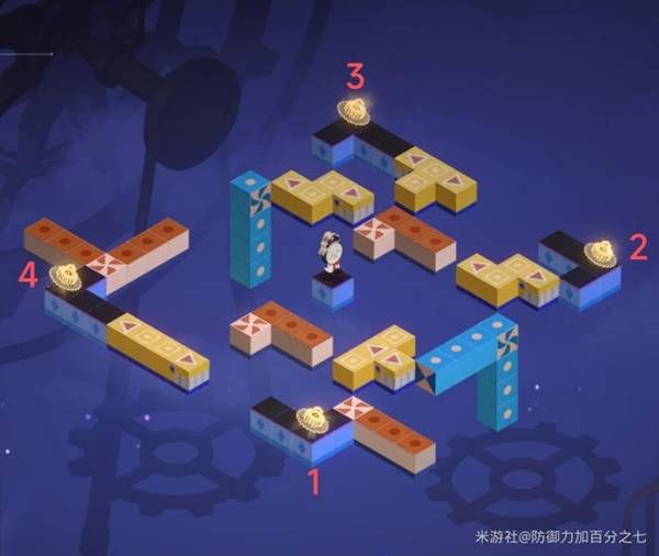 崩坏星穹铁道折纸大学学院宝箱分布位置