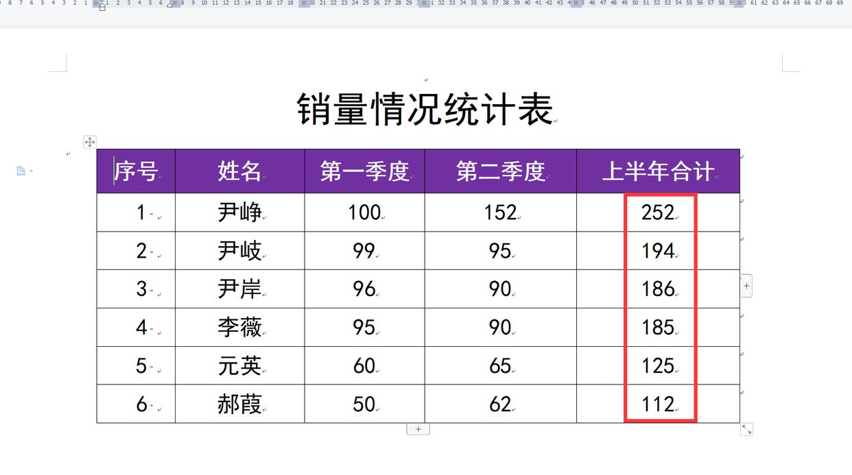 wps排序求和的技巧